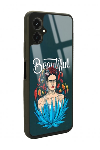 Omix X5 Beautiful Frida Kahlo Tasarımlı Glossy Telefon Kılıfı