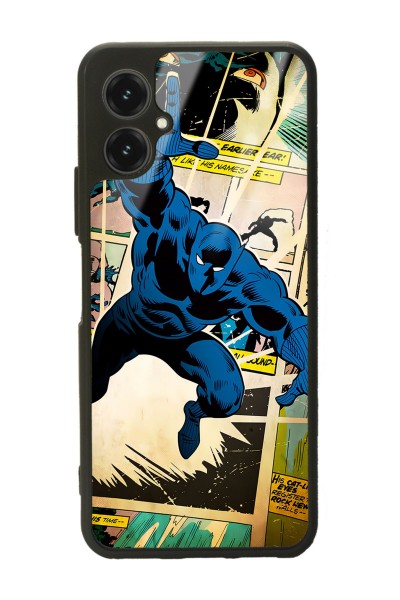 Omix X5 Black Panther Kara Panter Tasarımlı Glossy Telefon Kılıfı