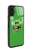 Omix X5 Green Angry Birds Tasarımlı Glossy Telefon Kılıfı