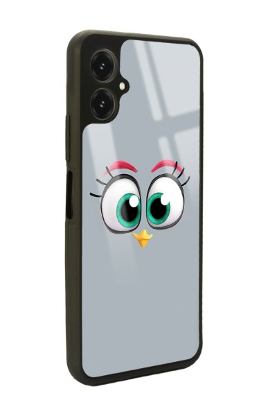 Omix X5 Grey Angry Birds Tasarımlı Glossy Telefon Kılıfı