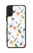 Omix X5 Minik Çiçekler Tasarımlı Glossy Telefon Kılıfı