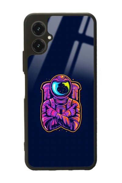 Omix X5 Neon Astronot Tasarımlı Glossy Telefon Kılıfı