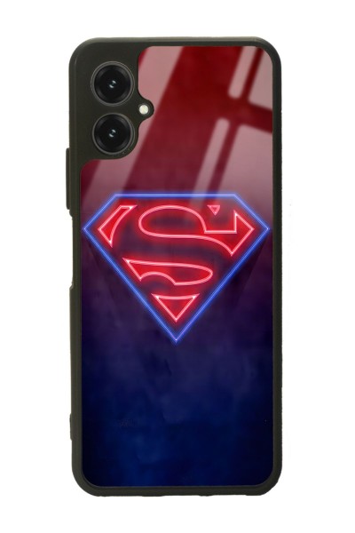 Omix X5 Neon Superman Tasarımlı Glossy Telefon Kılıfı