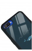 Oppo Real Me C2 Doodle Fish Tasarımlı Glossy Telefon Kılıfı
