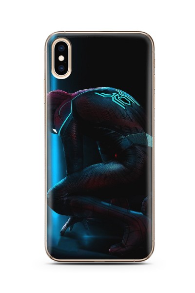 Örümcek Adam Tasarım Süper Şeffaf Silikon Telefon Kılıfı Iphone Xs Max