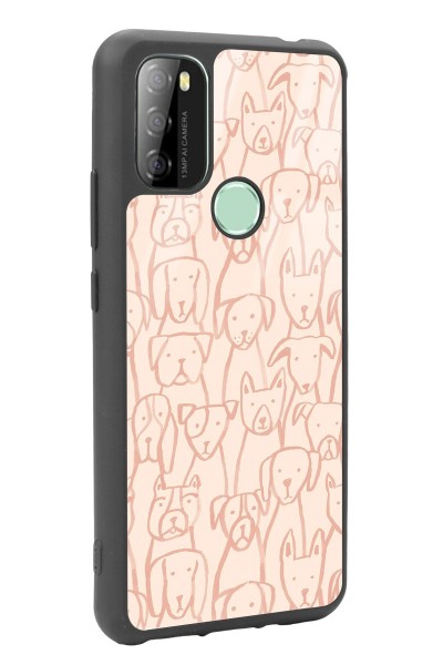 P13 Blue Max 128 Pink Dog Tasarımlı Glossy Telefon Kılıfı