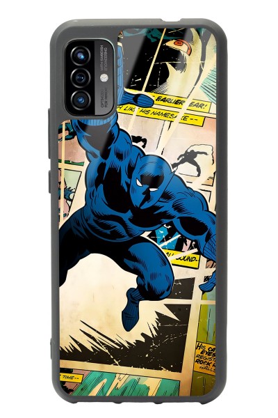 P13 Blue Max Pro Lite 2022 Black Panther Kara Panter Tasarımlı Glossy Telefon Kılıfı