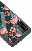 P13 Blue Max Pro Lite 2022 Flamingo Leaf Tasarımlı Glossy Telefon Kılıfı