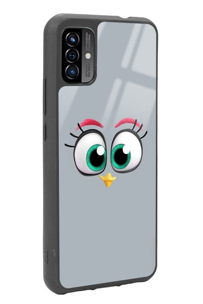 P13 Blue Max Pro Lite 2022 Grey Angry Birds Tasarımlı Glossy Telefon Kılıfı