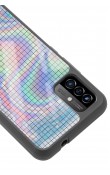 P13 Blue Max Pro Lite 2022 Neon Dama Tasarımlı Glossy Telefon Kılıfı