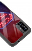 P13 Blue Max Pro Lite 2022 Neon Superman Tasarımlı Glossy Telefon Kılıfı