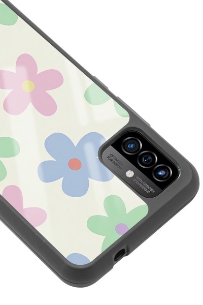 P13 Blue Max Pro Lite 2022 Nude Çiçek Tasarımlı Glossy Telefon Kılıfı