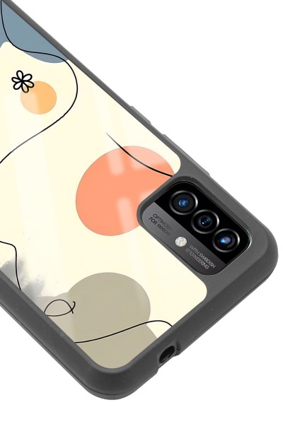 P13 Blue Max Pro Lite 2022 Nude Papatya Tasarımlı Glossy Telefon Kılıfı
