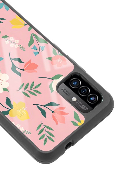 P13 Blue Max Pro Lite 2022 Pinky Flowers Tasarımlı Glossy Telefon Kılıfı