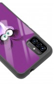 P13 Blue Max Pro Lite 2022 Purple Angry Birds Tasarımlı Glossy Telefon Kılıfı