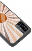 P13 Blue Max Pro Lite 2022 Retro Güneş Tasarımlı Glossy Telefon Kılıfı