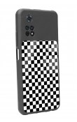 Poco M4 Pro Damalı Tasarımlı Glossy Telefon Kılıfı