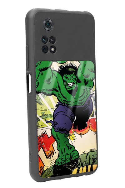 Poco M4 Pro Hulk Tasarımlı Glossy Telefon Kılıfı