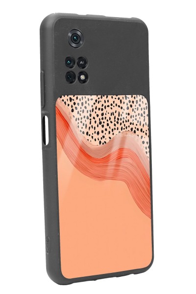 Poco M4 Pro Nude Benekli Tasarımlı Glossy Telefon Kılıfı