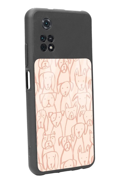 Poco M4 Pro Pink Dog Tasarımlı Glossy Telefon Kılıfı
