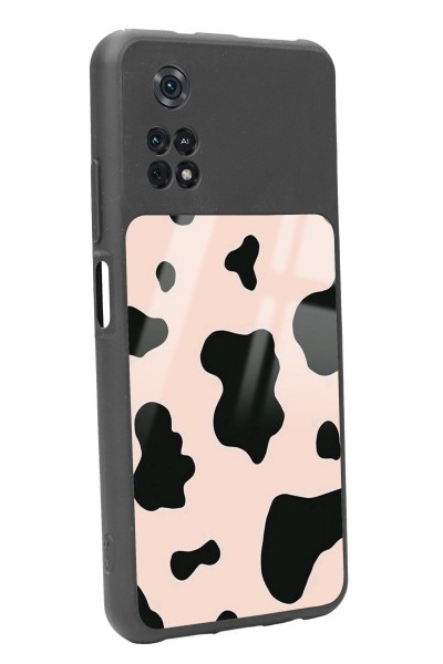 Poco M4 Pro Pink Milky Tasarımlı Glossy Telefon Kılıfı