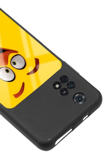 Poco M4 Pro Yellow Angry Birds Tasarımlı Glossy Telefon Kılıfı