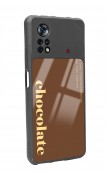 Poco X4 Pro Choclate Tasarımlı Glossy Telefon Kılıfı