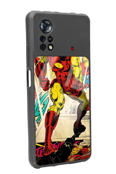 Poco X4 Pro Iron Man Demir Adam Tasarımlı Glossy Telefon Kılıfı