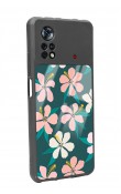 Poco X4 Pro Leaf Flovers Tasarımlı Glossy Telefon Kılıfı