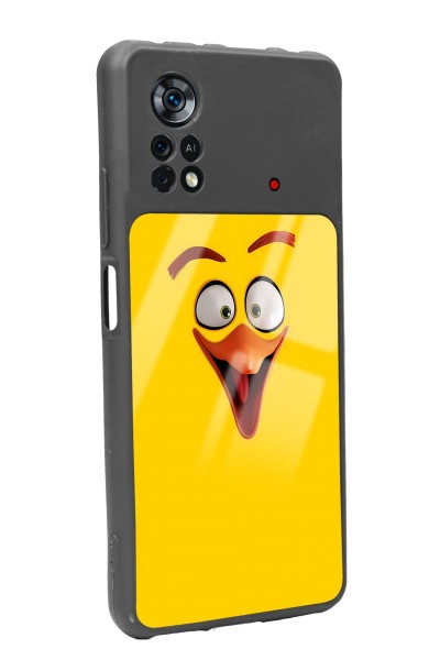 Poco X4 Pro Yellow Angry Birds Tasarımlı Glossy Telefon Kılıfı