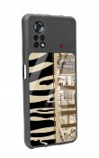 Poco X4 Pro Zebra Gazete Tasarımlı Glossy Telefon Kılıfı