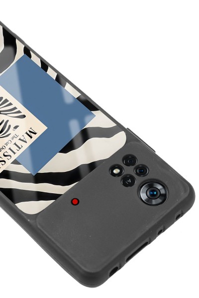 Poco X4 Pro Zebra Matısse Tasarımlı Glossy Telefon Kılıfı