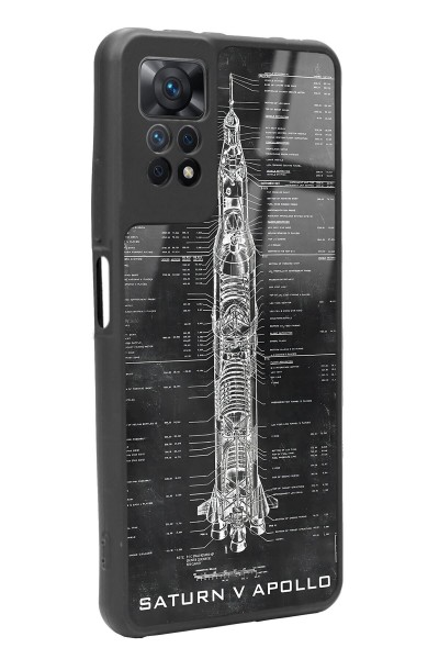 Redmi Note 12 Pro Uyumlu 4g Apollo Plan Tasarımlı Glossy Telefon Kılıfı