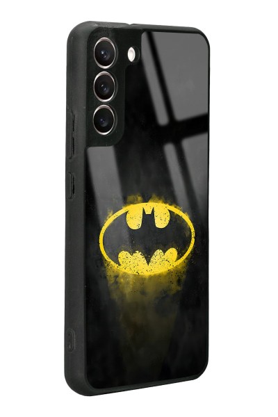 S22 Plus Uyumlu Yellow Batman Tasarımlı Glossy Telefon Kılıfı