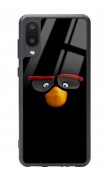 Samsung A-02 Black Angry Birds Tasarımlı Glossy Telefon Kılıfı