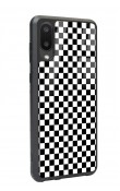 Samsung A-02 Damalı Tasarımlı Glossy Telefon Kılıfı
