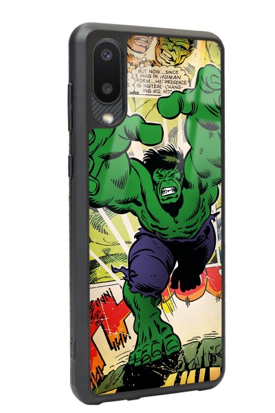 Samsung A-02 Hulk Tasarımlı Glossy Telefon Kılıfı