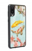 Samsung A-02 Koi Balığı Tasarımlı Glossy Telefon Kılıfı