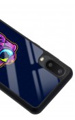 Samsung A-02 Neon Astronot Tasarımlı Glossy Telefon Kılıfı