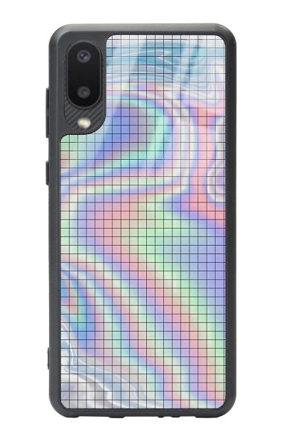 Samsung A-02 Neon Dama Tasarımlı Glossy Telefon Kılıfı