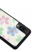 Samsung A-02 Nude Çiçek Tasarımlı Glossy Telefon Kılıfı