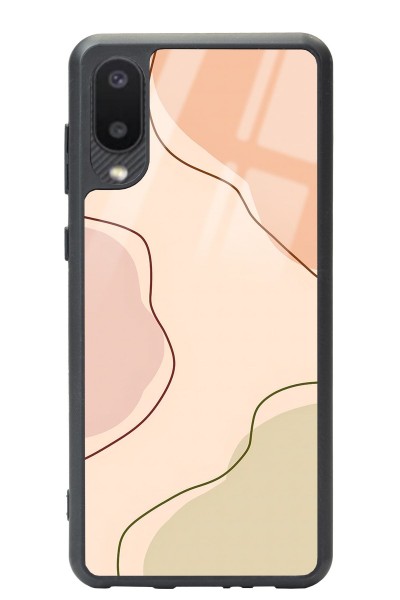 Samsung A-02 Nude Colors Tasarımlı Glossy Telefon Kılıfı