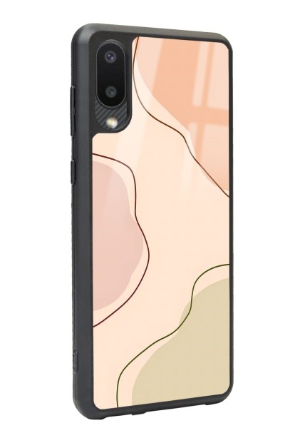 Samsung A-02 Nude Colors Tasarımlı Glossy Telefon Kılıfı