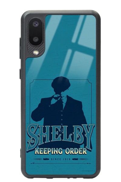 Samsung A-02 Peaky Blinders Shelby Tasarımlı Glossy Telefon Kılıfı