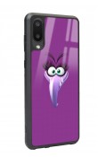Samsung A-02 Purple Angry Birds Tasarımlı Glossy Telefon Kılıfı