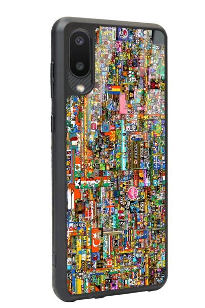 Samsung A-02 R/place Hatıra Tasarımlı Glossy Telefon Kılıfı