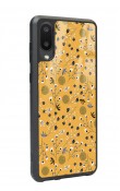 Samsung A-02 Sarı Bindanlı Tasarımlı Glossy Telefon Kılıfı