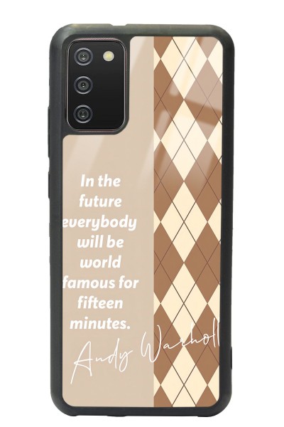 Samsung A-02s Andy Ekose Tasarımlı Glossy Telefon Kılıfı