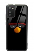 Samsung A-02s Black Angry Birds Tasarımlı Glossy Telefon Kılıfı