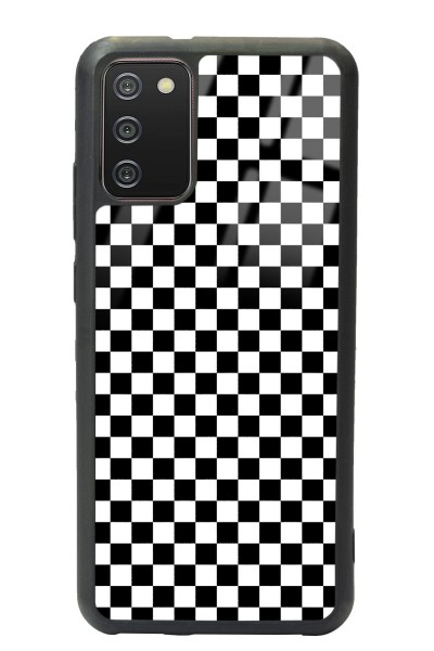 Samsung A-02s Damalı Tasarımlı Glossy Telefon Kılıfı